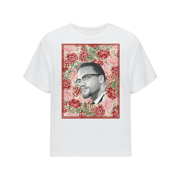 "GiVE THEM THEIR FLOWERS" MALCOLM X T-SHIRT