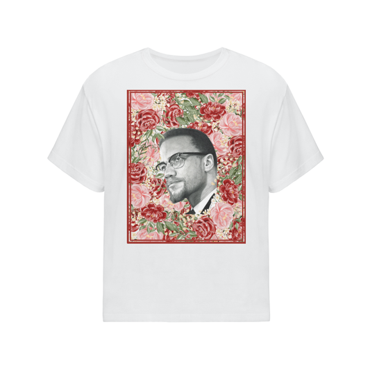 "GiVE THEM THEIR FLOWERS" MALCOLM X T-SHIRT