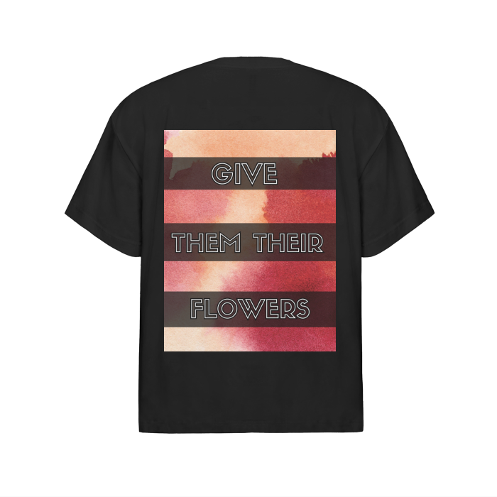 "GiVE THEM THEIR FLOWERS"  JOHN LEWIS T-SHIRT