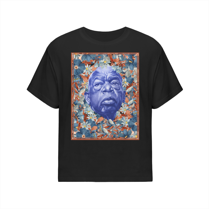 "GiVE THEM THEIR FLOWERS"  JOHN LEWIS T-SHIRT