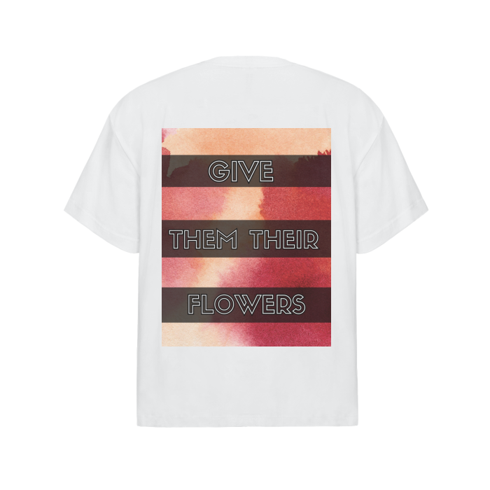 "GiVE THEM THEIR FLOWERS"  JOHN LEWIS T-SHIRT