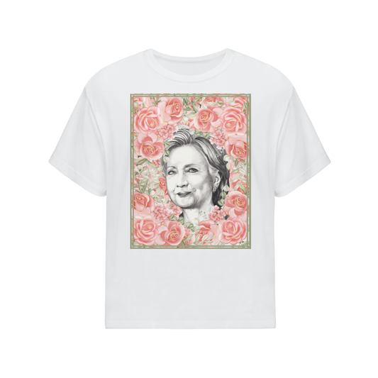 "GiVE THEM THEIR FLOWERS" HILARY T-SHIRT