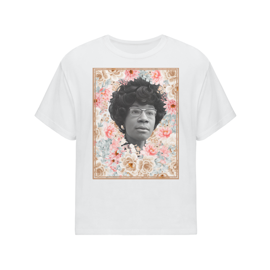 "GiVE THEM THEIR FLOWERS" SHIRLEY CHISHOLM T-SHIRT