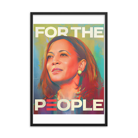For The People Framed Photo Poster