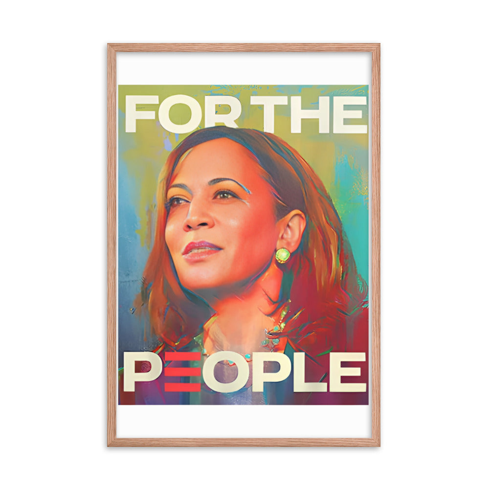 For The People Framed Photo Poster